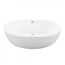 MTI Baths AE147-WH - Olivia 1 Acrylic Cxl Freestanding Sculpted Air Bath Elite - White (66X36)