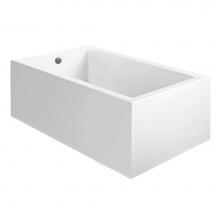 MTI Baths S188A4 - Andrea 21A Acrylic Cxl Sculpted 4 Side Soaker - White (54X42.125)