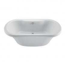 MTI Baths AST191B-BI - MELINDA 8 ACRYLIC CXL FREESTANDING FAUCET DECK W/PEDESTAL AIR BATH  - BISCUIT (66.5x35.5)