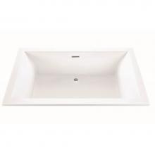 MTI Baths AST192DM-WH-DI - Andrea 22 Dolomatte Drop In Air Bath - White (66X36)