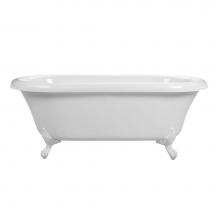 MTI Baths S204WH - 66X34 White Clawfoot Soaker Melinda 10