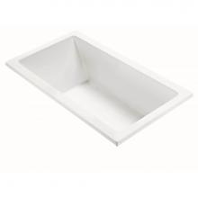 MTI Baths AEAP209DM-WH-UM - Andrea 23 Dolomatte Undermount Air Bath Elite/Whirlpool - White (65.75X36)