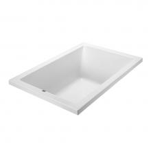 MTI Baths AEM212-BI-UM - Andrea 25 Acrylic Cxl Undermount Air Bath Elite/Microbubbles- Biscuit (48X32)