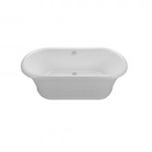 MTI Baths S216BI - 72X34X24 Biscuit Freestanding Soaker Laney 4