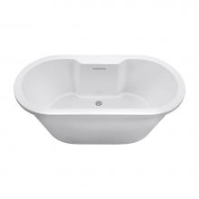 MTI Baths AST225-BI - NEW YORKER 10 ACRYLIC CXL FREESTANDING FAUCET DECK AIR BATH - BISCUIT (71.75X35.5)