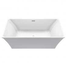 MTI Baths S232-WH - Westbrook Acrylic Cxl Freestanding Soaker - White (66X36)