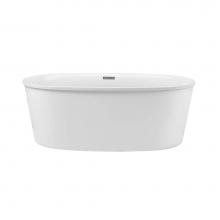 MTI Baths AST250-WH - Adel Acrylic Cxl Freestanding Air Bath - White (57.25X31)