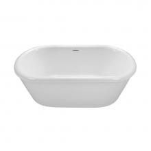 MTI Baths AE254-WH - Noella Acrylic Cxl Freestanding Air Bath Elite - White (65X33.75)