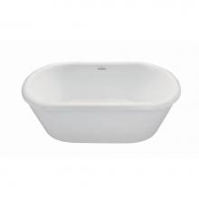 MTI Baths S254DM-WH - Noella Dolomatte Freestanding Soaker - White (65X33.75)