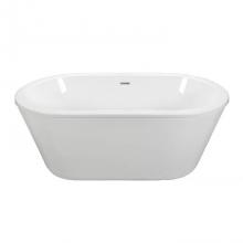 MTI Baths AST274-WH - New Yorker 11 Acrylic Cxl Freestanding Air Bath - White (66X36)