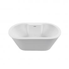MTI Baths AST275DM-WH - New Yorker 12 Dolomatte Freestanding Faucet Deck Air Bath - White (66X36)