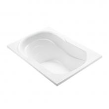 MTI Baths ASTSM50-WH - Reflection 3 Acrylic Cxl Drop In Air Bath/Stream - White (59.75X41.5)