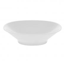 MTI Baths 601-WH-GL - Michelina Mineral Composite Vessel Sink - Gloss White (24X13.75)