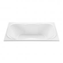 MTI Baths M62-WH - Tranquility 2 Acrylic Cxl Drop In Microbubbles - White (72X42)