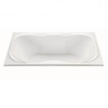 MTI Baths ASTM62DM-WH - Tranquility 2 Dolomatte Drop In Air Bath/Microbubbles - White (72X42)