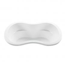 MTI Baths M63-WH-UM - Eternity Acrylic Cxl Undermount Microbubbles - White (72X47.75)