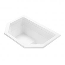 MTI Baths AW65-AL-UM - 50X24/35 ALMOND UNDERMOUNT STANDARD WHIRLPOOL/AIR BATH COMBO ATLANTICA