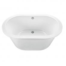 MTI Baths S68-WH - New Yorker 4 Acrylic Cxl Freestanding Soaker - White (65.5X41.5)