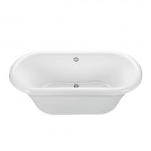 MTI Baths S74B-BI - Melinda 1 Acrylic Cxl Freestanding W/Pedestal Soaker - Biscuit (71.625X35.5)