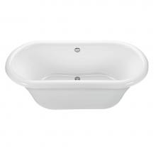 MTI Baths S74B-BI - Melinda 1 Acrylic Cxl Freestanding W/Pedestal Soaker - Biscuit (71.625X35.5)