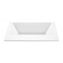 MTI Baths AEAP83U-BI-UM - Metro 1 Acrylic Cxl Undermount Air Bath Elite/Ultra Whirlpool - Biscuit (71.75X41.875)