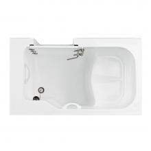 MTI Baths MBAWIR5030NV - Walk-In Acrylic Cxl Alcove Radiance & Air Bath - White (51.5X30.25)