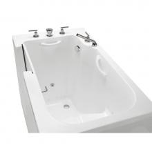MTI Baths MBCWI5030-WH - 50X30 White Walk-In Comination,Whirlpool/Air Bath W/ Valves