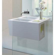 MTI Baths VSWM3015-WH-MT - 30X15,ESS WALL MOUNTED VANITY SINK 2,WITH STORAGE AREA,MATTE WHITE