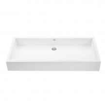 MTI Baths MTCS713-WH-MT - 36X16 MATTE WHITE ESS SINK-WYMARA DOUBLE