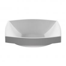 MTI Baths MTCS737-WH-MT - 24 X 17 MATTE WHITE ESS SINK ADRIAN SR