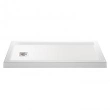 MTI Baths SBDM4836MTEDWHRH - 4836 Dolomatte Rh Drain Multi Threshold - White