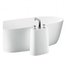 MTI Baths STAND-WH-MT - Faucet Stand - For Sculpturestone Tubs - Small Version - Matte White