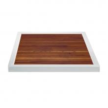 MTI Baths TK-3636MT - TEAK SHOWER TRAY FOR MTSB-3636MT  CENTER DRAIN