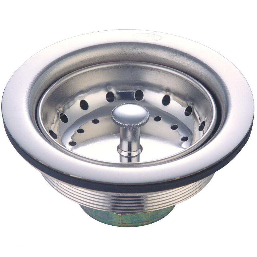 ACCESSORIES-STAINLESS STEEL DUO BASKET STRAINER FOR 3-1/2'' OPENING