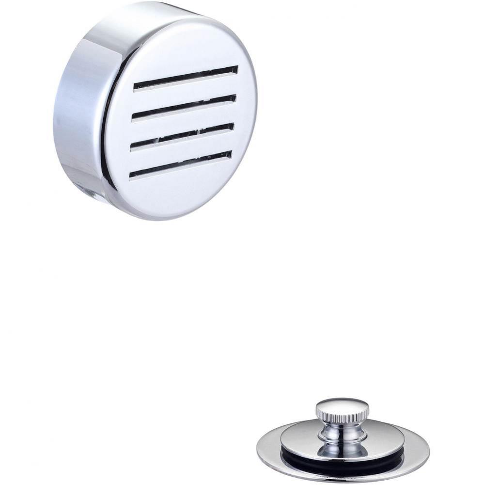 OVERFLOW AND WASTE DRAIN TRIM KIT-CP