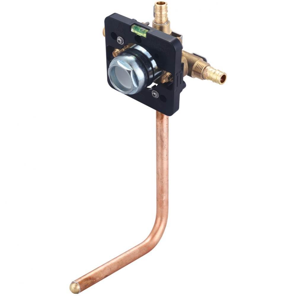 TUB and SHWR VALVE ONLY-SINGLE HDL 1/2'' UPONOR PEX INLET 1/2'' COPPER STUB TU