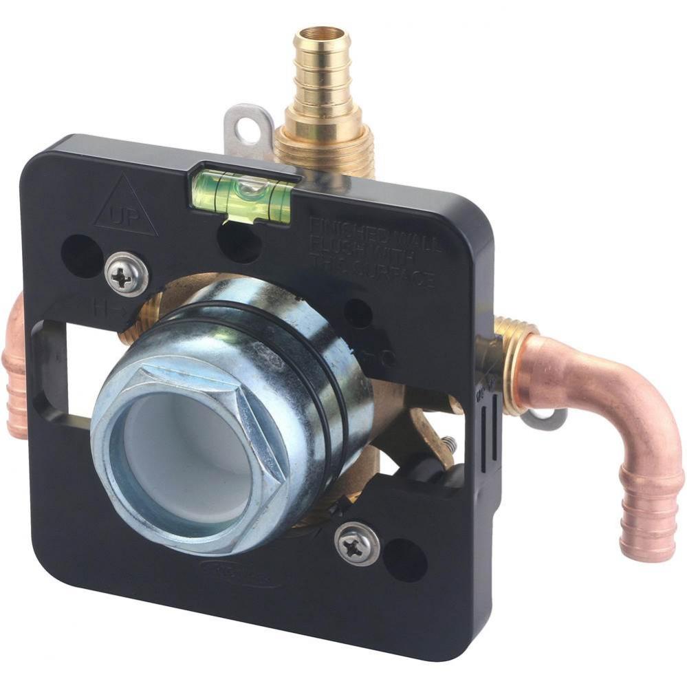 TUB and SHWR VALVE ONLY-SINGLE HDL 1/2'' PEX INLET COMBO TUB OUTLET