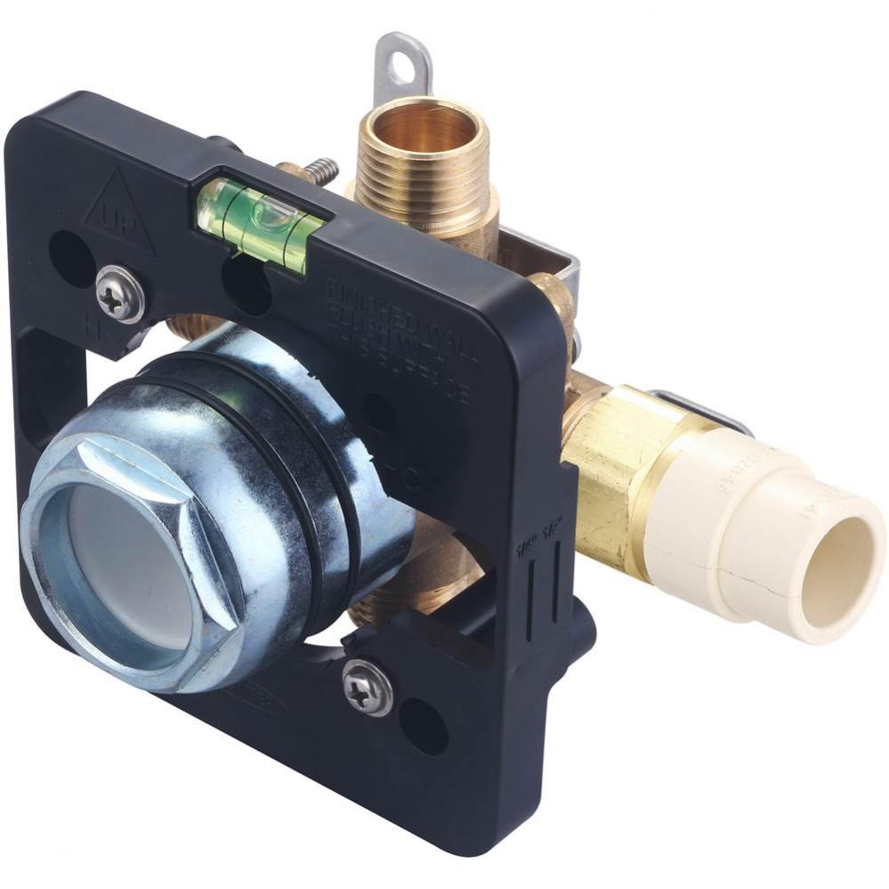 TUB and SHWR VALVE ONLY-SINGLE HDL 1/2'' CPVC INLET COMBO OUTLET B-PACK