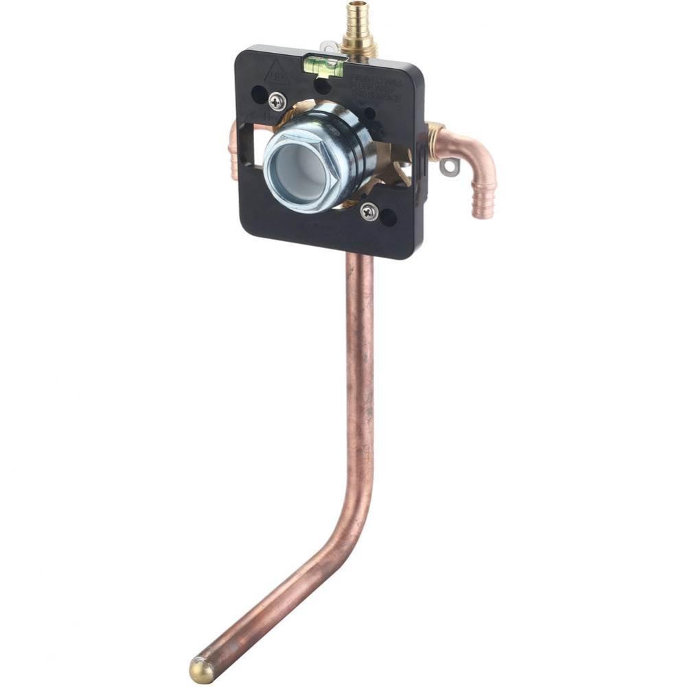 TUB and SHWR VALVE ONLY-SINGLE HDL 1/2'' PEX INLET 1/2'' COPPER STUB TUB OUTLE