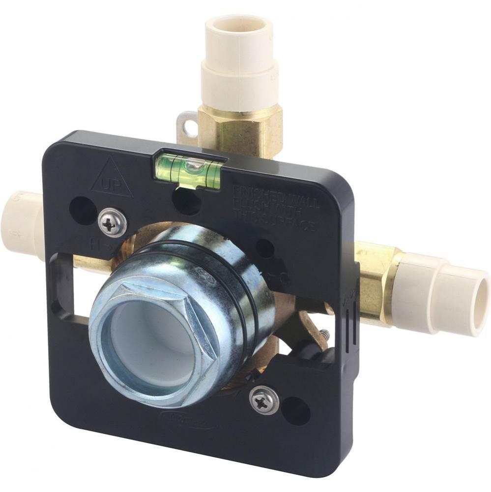 TUB and SHWR VALVE ONLY-SINGLE HDL 1/2'' CPVC INLET/SHOWER OUTLET COMBO TUB OUTLET