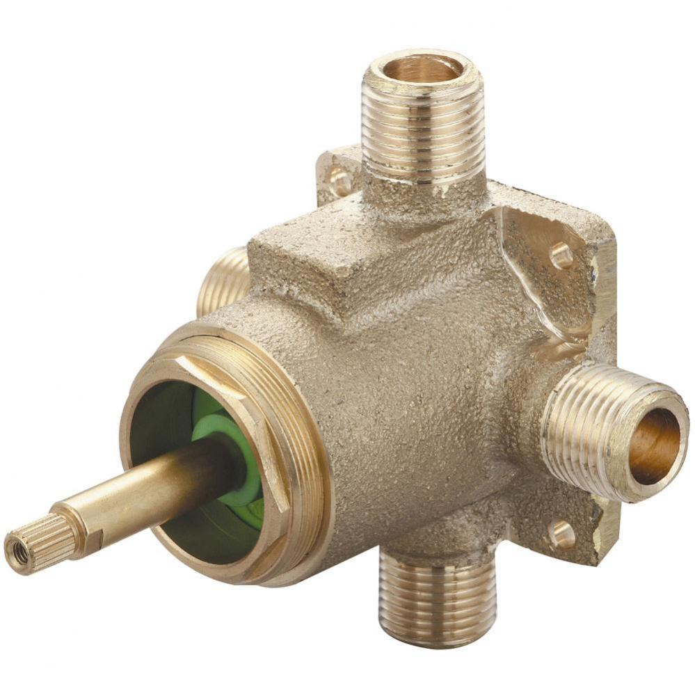 Three Way Dvr Valve Set Only-Single Hdl Cxc & Ips Connections