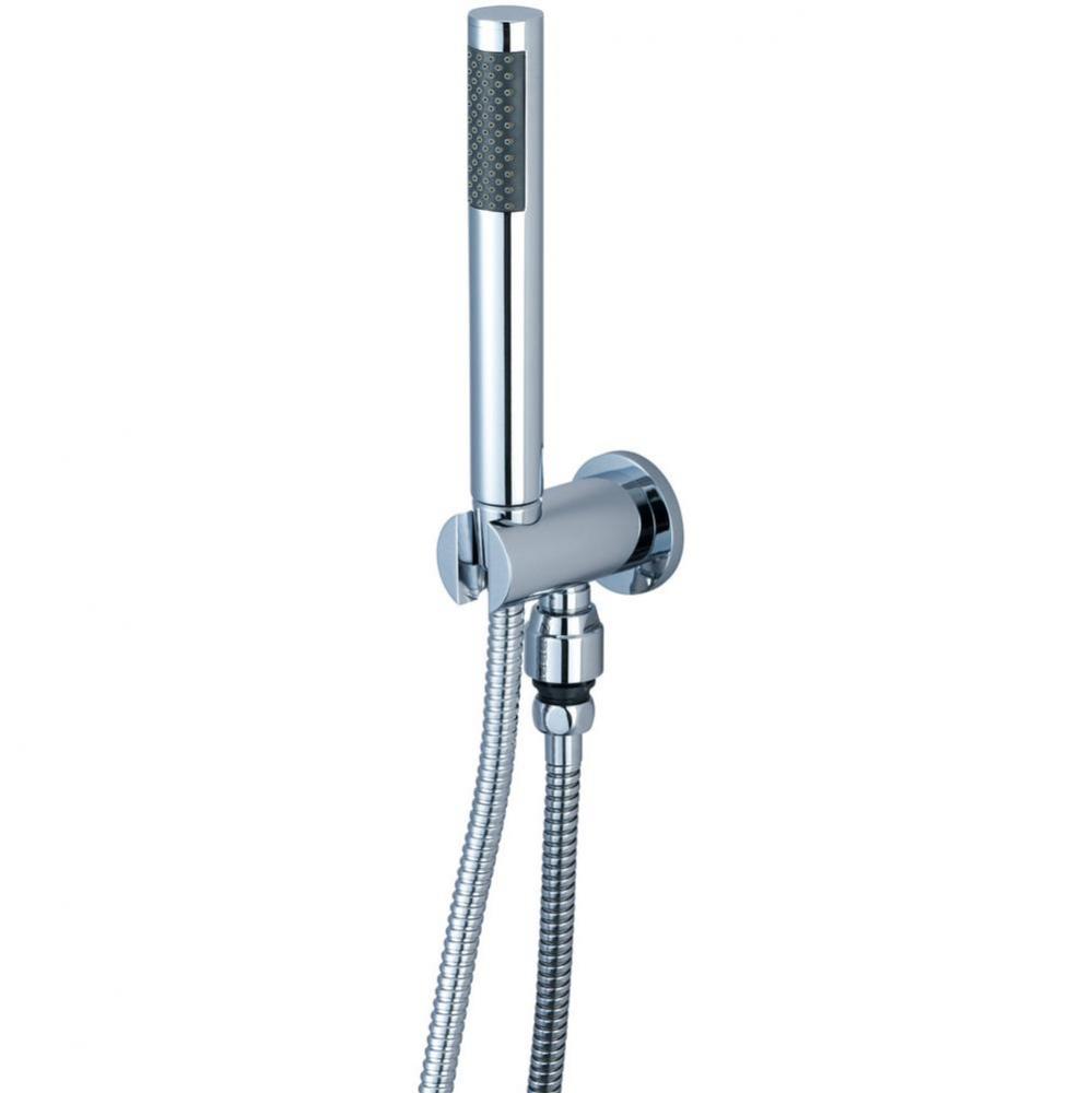 Handheld Shwr Set-Motegi Showerhead, Wall Mount Bracket, Ss Flex Hose-Cp