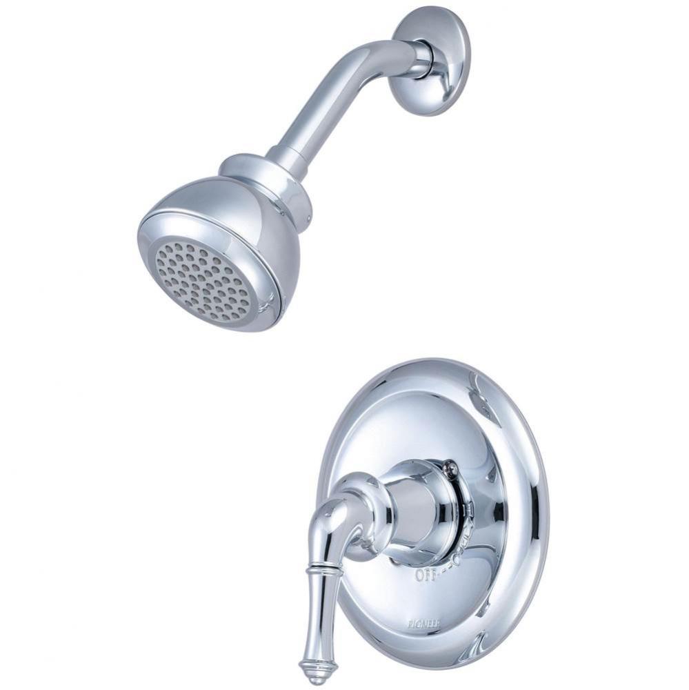 Shower Trim Set-Del Mar Lever Handle Single Func Shower-CP
