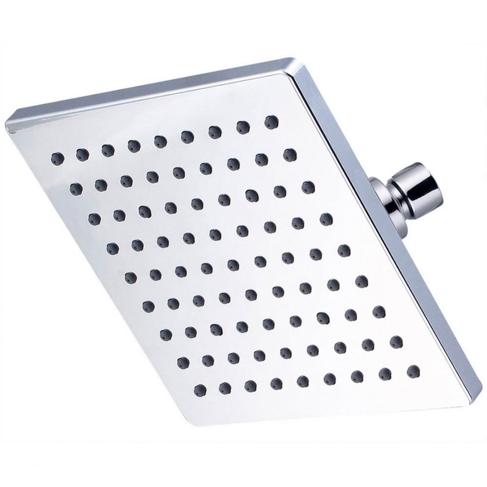 Accessories-6'' Abs Square Rain Showerhead-Cp