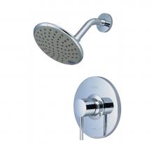 Pioneer T-4MT330-E1.5 - Shower Trim Set-Motegi Lever Handle 6'' Rain Shower 1.5 Gpm-CP