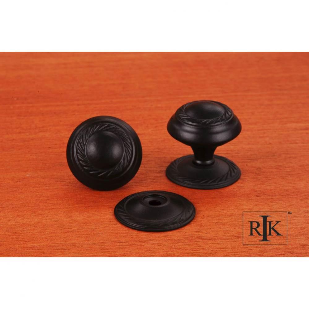 Small Rope Knob with Detachable Back Plate