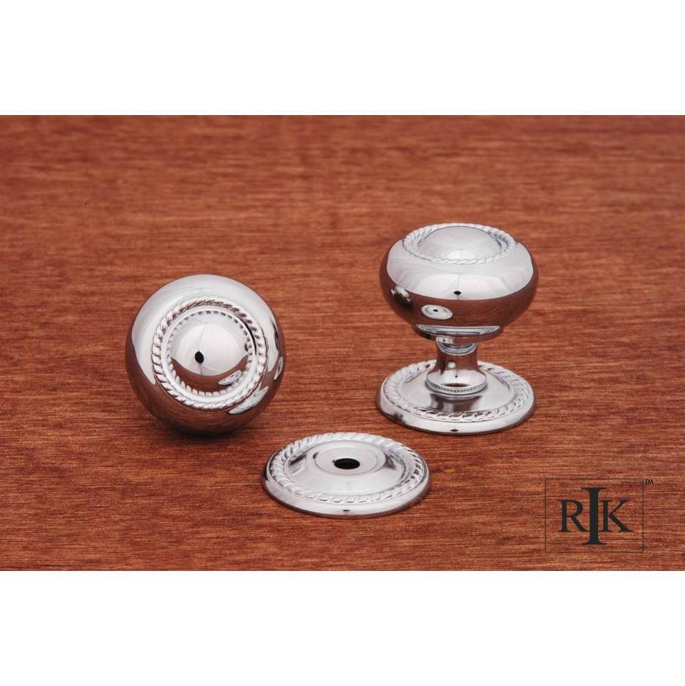 Small Rope Knob with Detachable Back Plate