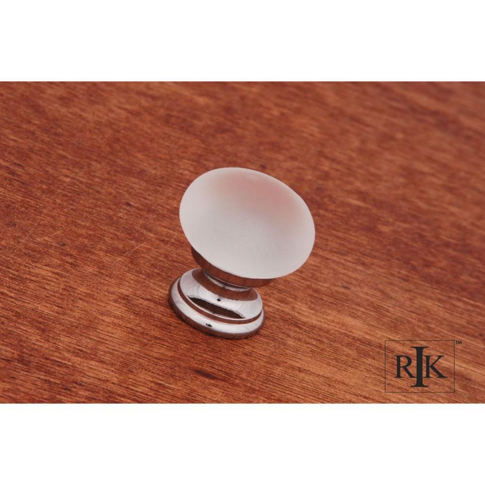 Smoked Glass Round Knob