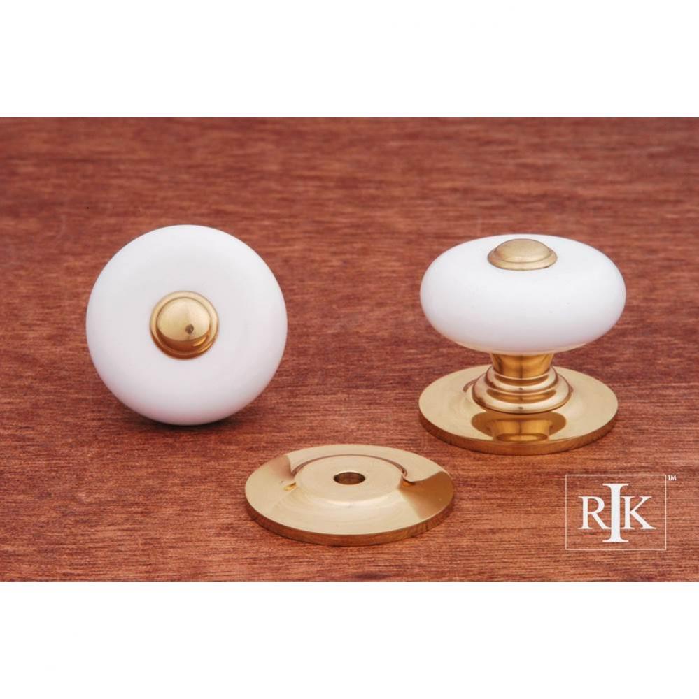 Large Porcelain Knob with Tip