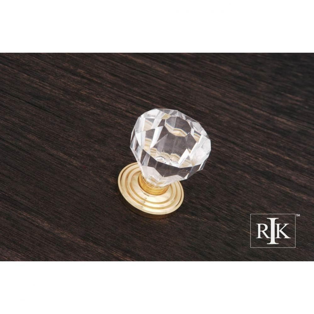 Diamond Cut Acrylic Knob